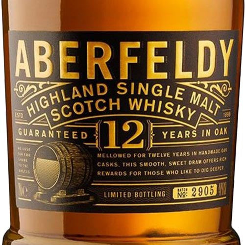 Aberfeldy 12 Year Old Single Malt Scotch Whisky