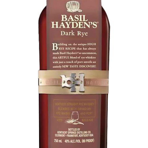 Basil Hayden's Dark Rye Whiskey