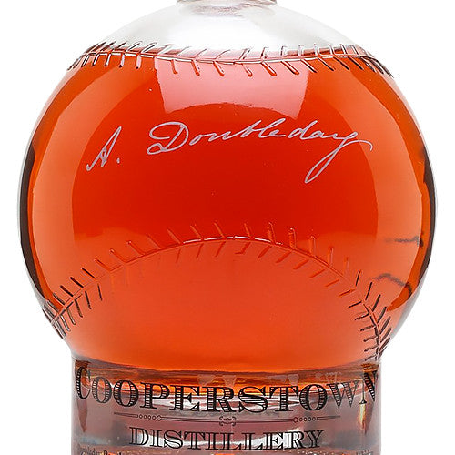 Cooperstown Doubleday Baseball Bourbon Whiskey