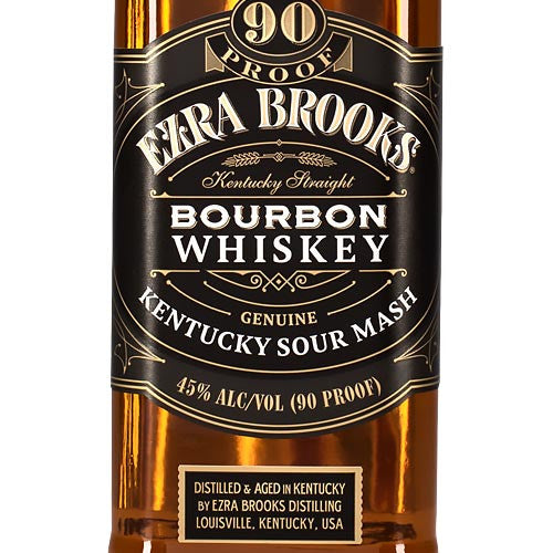 Ezra Brooks Kentucky Straight Bourbon Whiskey