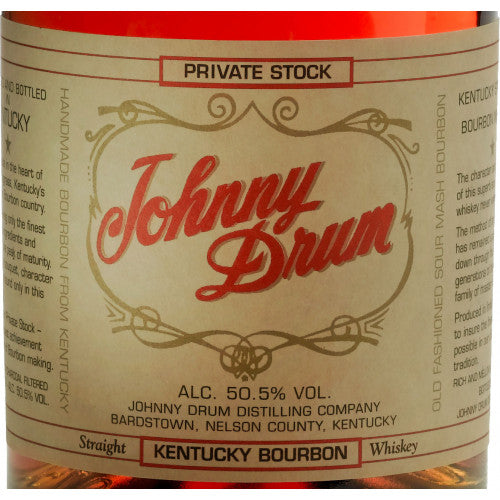 Johnny Drum Private Stock Kentucky Bourbon Whiskey