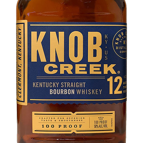 Knob Creek 12 Year Old Kentucky Straight Bourbon Whiskey