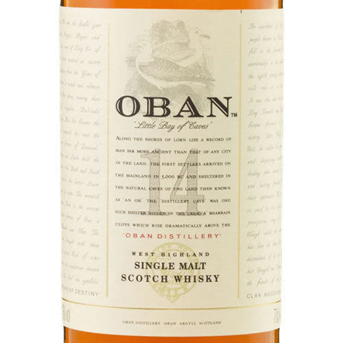 Oban 14 Year Old Single Malt Scotch Whisky