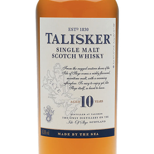 Talisker 10 Year Old Single Malt Scotch Whisky