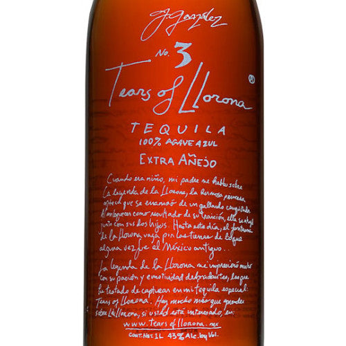 Tears of Llorona No. 3 Extra Añejo Tequila