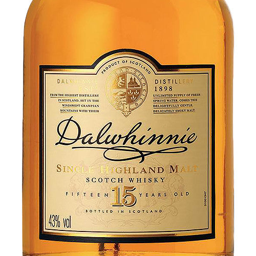 Dalwhinnie 15 Year Old Single Malt Scotch Whisky
