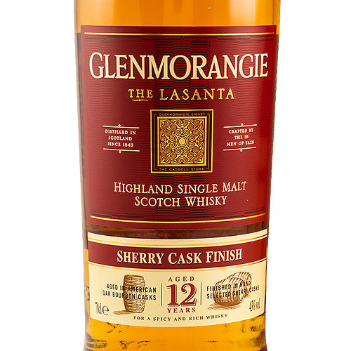 Glenmorangie The Lasanta 12 Year Old Single Malt Scotch Whisky –  SPEAKSPIRITS