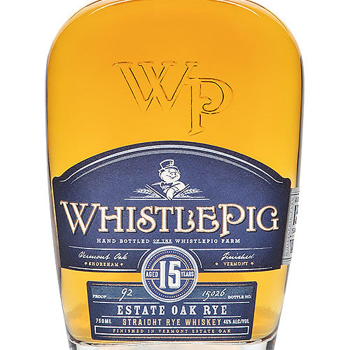 WhistlePig 15 Year Old Straight Rye Whiskey