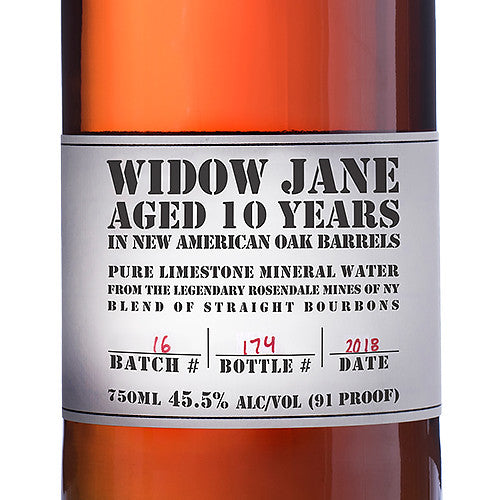 Widow Jane 10 Year Old Straight Bourbon Whiskey